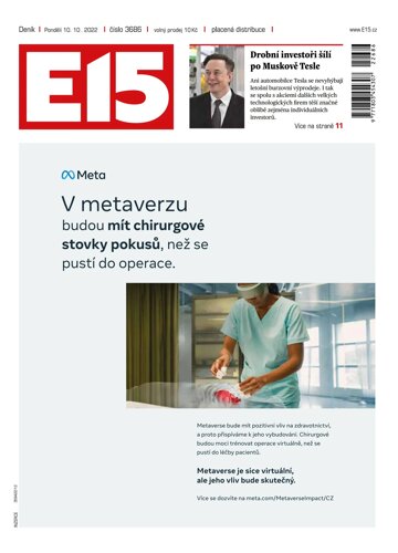 Obálka e-magazínu E15 10.10.2022