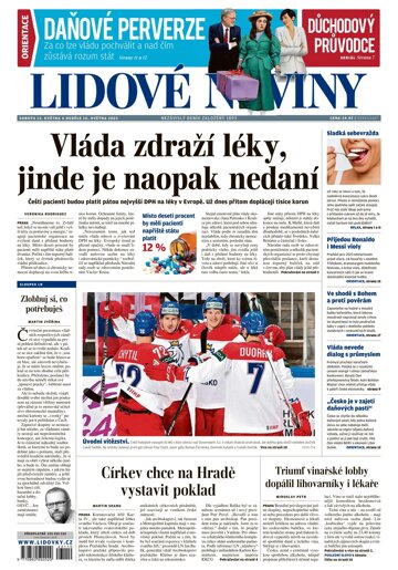 Obálka e-magazínu Lidové noviny 13.5.2023