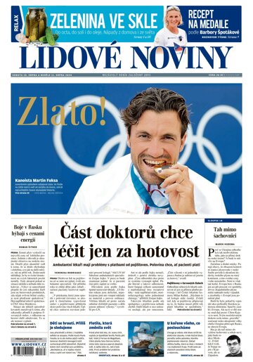 Obálka e-magazínu Lidové noviny 10.8.2024