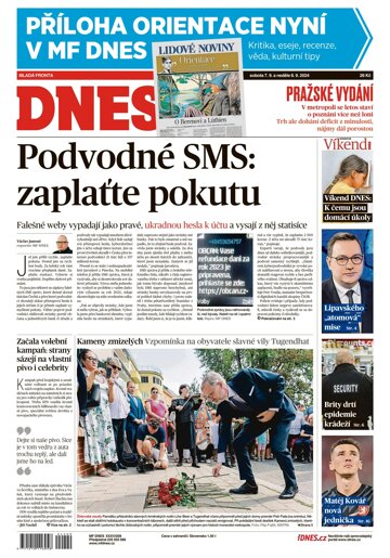 Obálka e-magazínu MF Dnes 7.9.2024