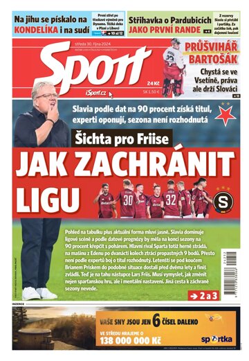 Obálka e-magazínu Sport 30.10.2024