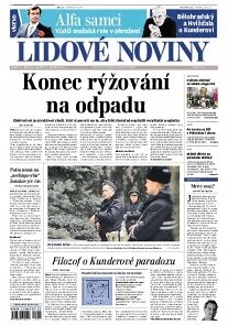 Obálka e-magazínu Lidové noviny 1.3.2014