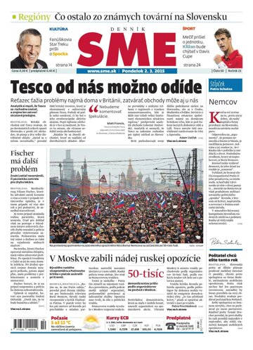 Obálka e-magazínu SME 2.3.2015