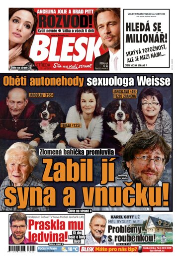 Obálka e-magazínu Blesk 21.9.2016