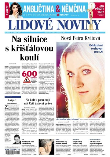 Obálka e-magazínu Lidové noviny 29.6.2017