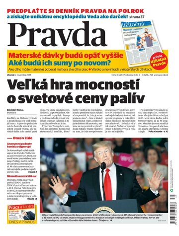 Obálka e-magazínu Pravda 6. 11. 2018