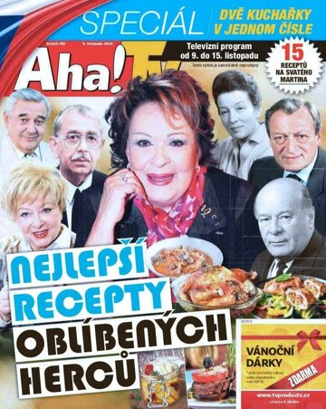 Obálka e-magazínu AHA! Tv - 8.11.2018