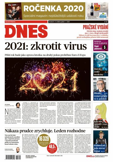 Obálka e-magazínu MF Dnes 31.12.2020