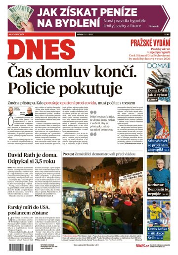 Obálka e-magazínu MF Dnes 12.1.2022