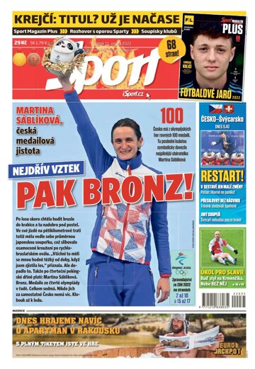 Obálka e-magazínu Sport 11.2.2022