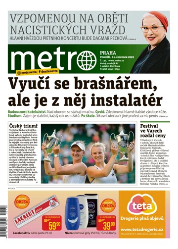 Obálka e-magazínu deník METRO 11.7.2022