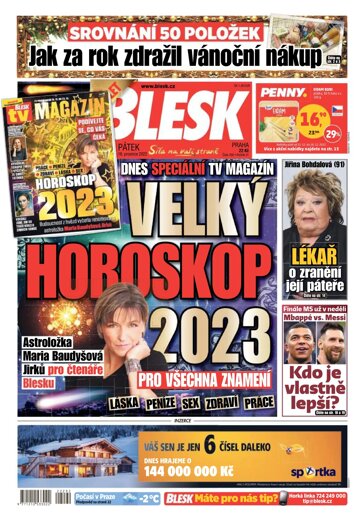 Obálka e-magazínu Blesk 16.12.2022