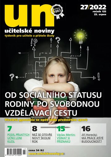 Obálka e-magazínu Učitelské noviny 27/2022