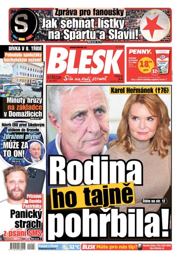 Obálka e-magazínu Blesk 4.9.2024