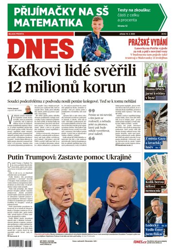 Obálka e-magazínu MF Dnes 19.3.2025