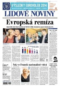 Obálka e-magazínu Lidové noviny 26.5.2014