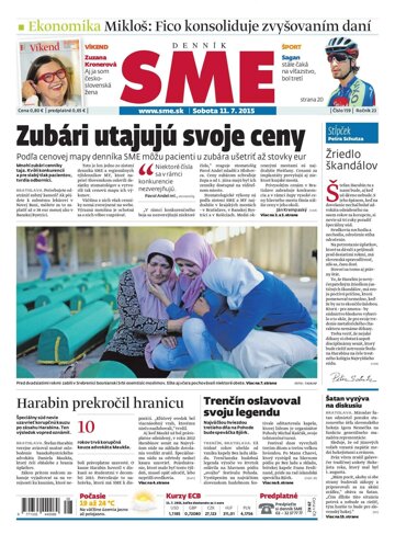 Obálka e-magazínu SME 11.7.2015