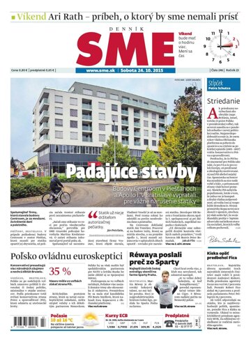 Obálka e-magazínu SME 24/10/2015