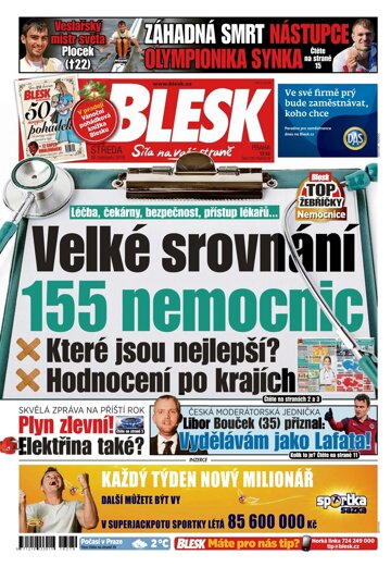 Obálka e-magazínu Blesk 30.11.2016