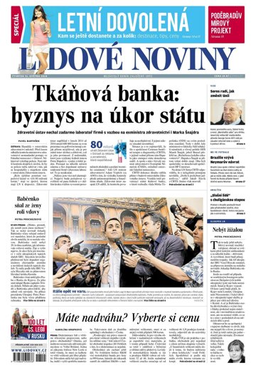 Obálka e-magazínu Lidové noviny 31.5.2018