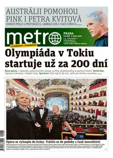 Obálka e-magazínu deník METRO 6.1.2020