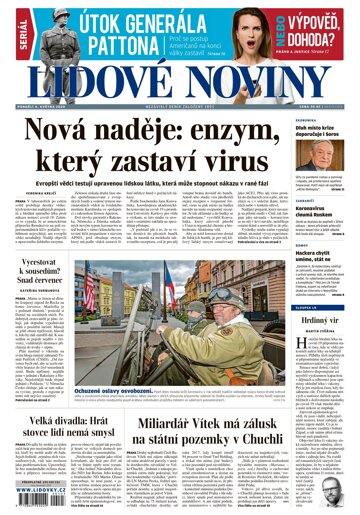 Obálka e-magazínu Lidové noviny 4.5.2020