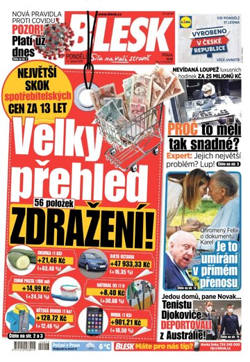 Obálka e-magazínu Blesk 17.1.2022