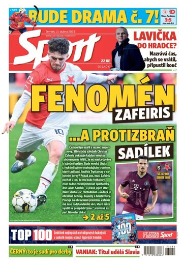 Obálka e-magazínu Sport 13.4.2023