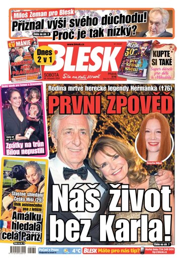 Obálka e-magazínu Blesk 30.11.2024