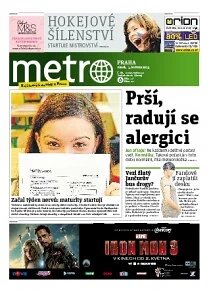 Obálka e-magazínu deník METRO 3.5.2013