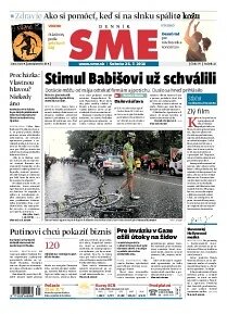 Obálka e-magazínu SME 26.7.2014