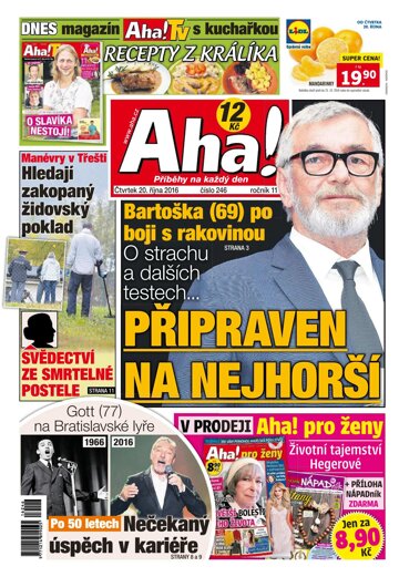 Obálka e-magazínu AHA! 20.10.2016