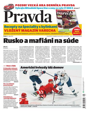 Obálka e-magazínu Pravda 24. 5. 2019