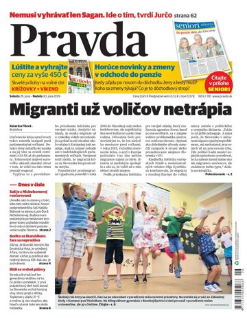 Obálka e-magazínu Pravda 29. 6. 2019