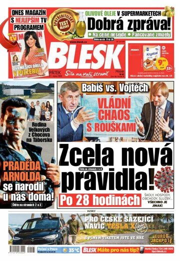 Obálka e-magazínu Blesk 21.8.2020