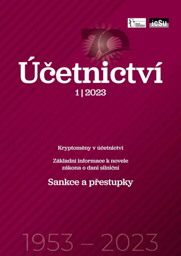 Obálka e-magazínu Účetnictví 1/2023