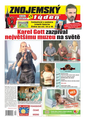 Obálka e-magazínu Znojemský týden 39/2017