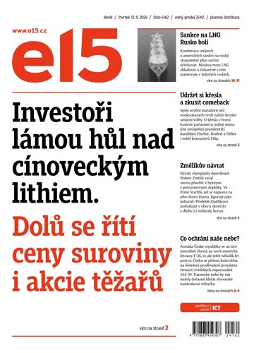 Obálka e-magazínu E15 12.9.2024