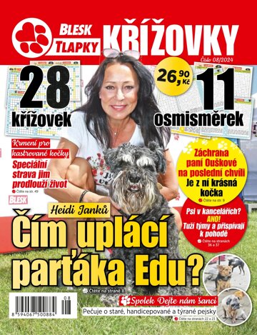 Obálka e-magazínu Blesk Tlapky Křížovky 8/2024