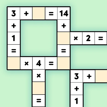 Ikona aplikace Math Crossword — Puzzle games