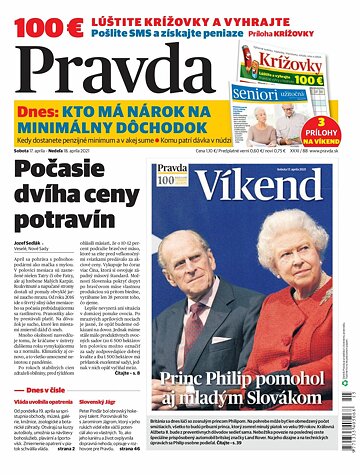 Obálka e-magazínu Pravda 17. 4. 2021