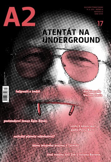 Obálka e-magazínu A2 kulturní čtrnáctideník 17/2015