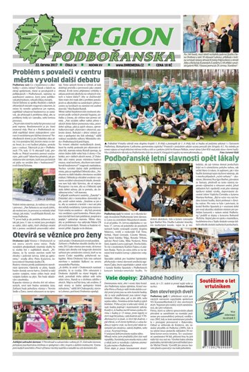 Obálka e-magazínu Region Podbořanska 24/2017