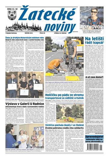 Obálka e-magazínu Žatecké noviny 26/2021