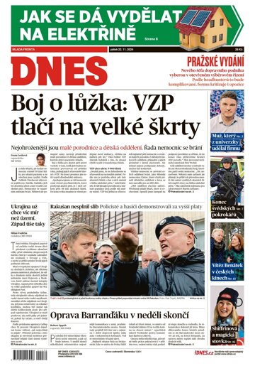 Obálka e-magazínu MF Dnes 22.11.2024