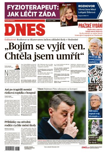 Obálka e-magazínu MF Dnes 6.2.2025