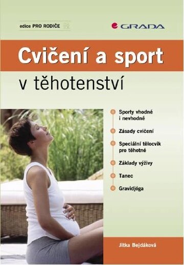 Obálka knihy Cvičení a sport v těhotenství