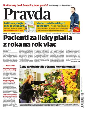 Obálka e-magazínu Pravda 7. 3. 2015