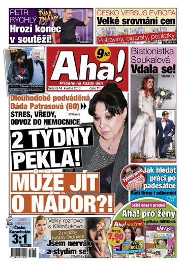 Obálka e-magazínu AHA! 14.5.2016