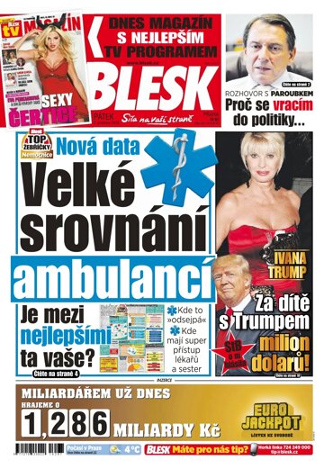 Obálka e-magazínu Blesk 2.12.2016